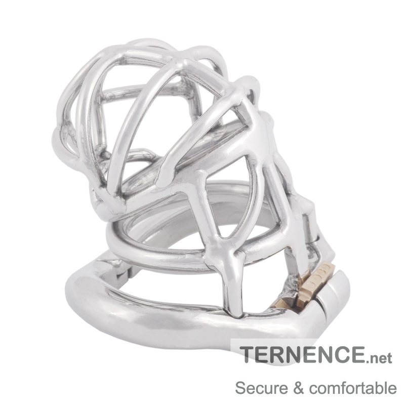TERNENCE Metal Male Chastity Device Steel Stainless Cock Cage Adult Game Sex Toy (only cages do not include rings and locks)