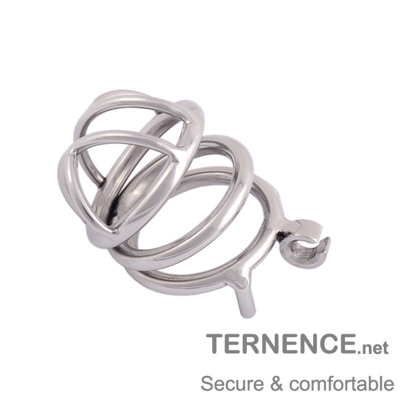 TERNENCE Metal Male Chastity Device Cock Cage Adult Game Sex Toy for Closed Ring (only cages do not include rings and locks)