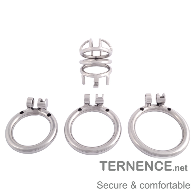 TERNENCE Metal Male Chastity Device Cock Cage Adult Game Sex Toy for Closed Ring (only cages do not include rings and locks)