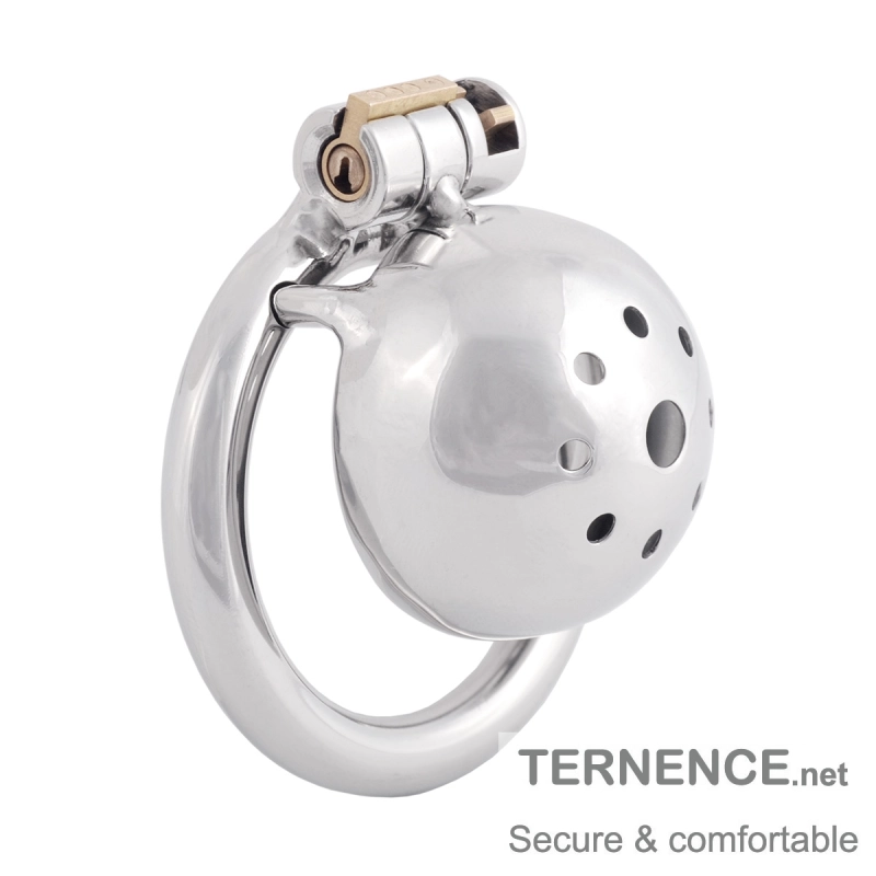 TERNENCE Penis Ring Virginity Lock Stainless Steel Chastity Cock Cage Adult Game Sex Toy  for Closed Ring (only cages do not include rings and locks)