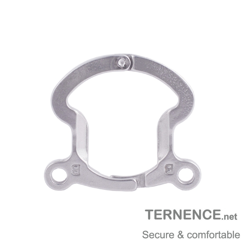 TERNENCE Men's Virginity Lock Belt Male Chastity Cock Cage Anti-Off Ring