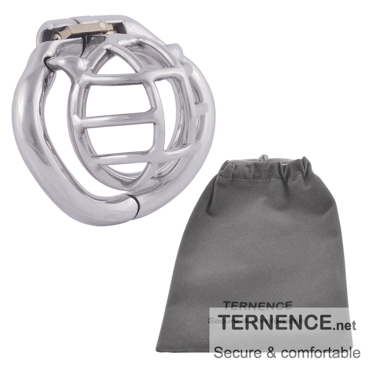 TERNENCE Chastity Cage Small Short Male Ergonomic Design Stainless Steel Cock Cage
