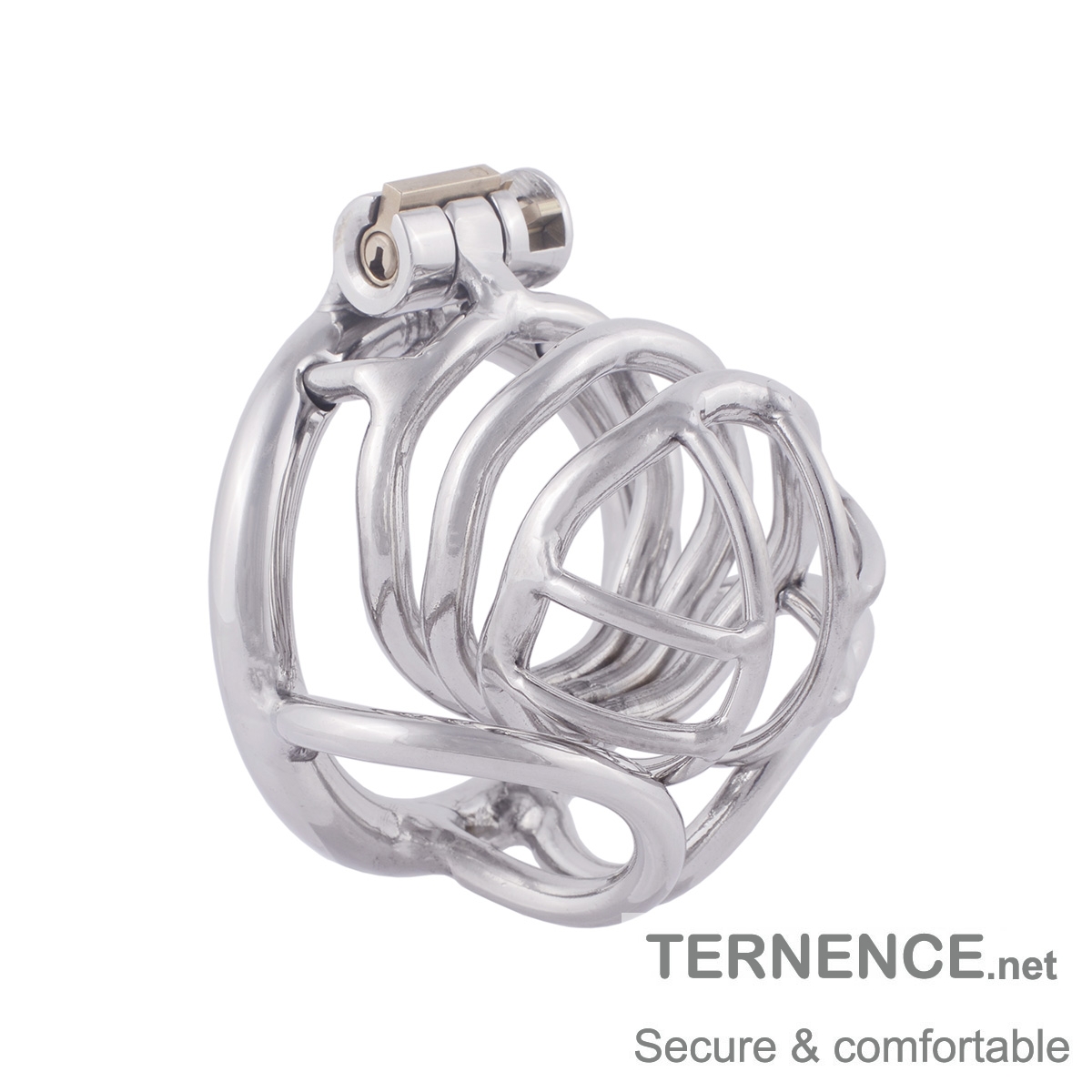 TERNENCE Comfortably Men Chastity Lock Belt 304 Stainless Steel Cock Cage Sex Toy for Men