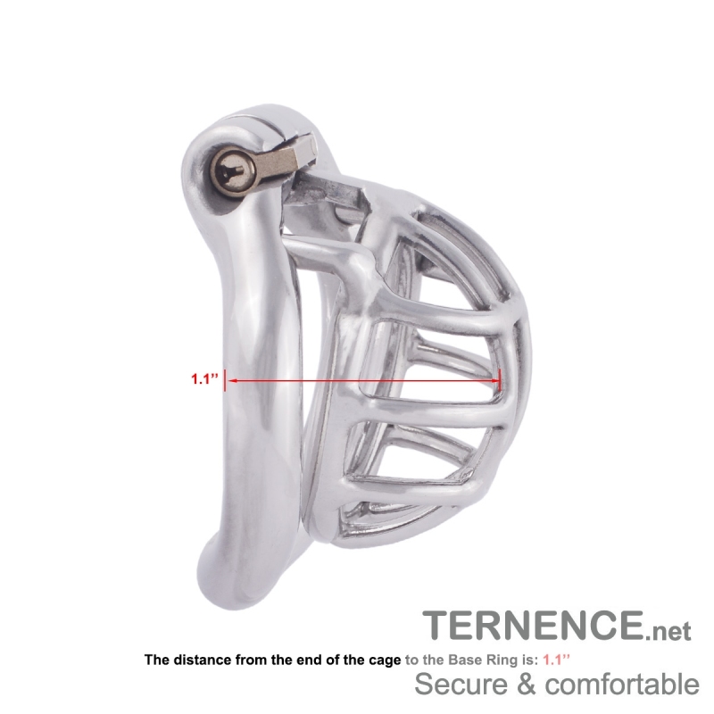 TERNENCE Chastity Cage Small Short Male Ergonomic Design Stainless Steel Cock Cage