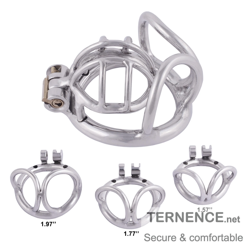 TERNENCE Cock Cage Male Chastity Locked Ergonomic Design Small Cage Sex Toy for Men