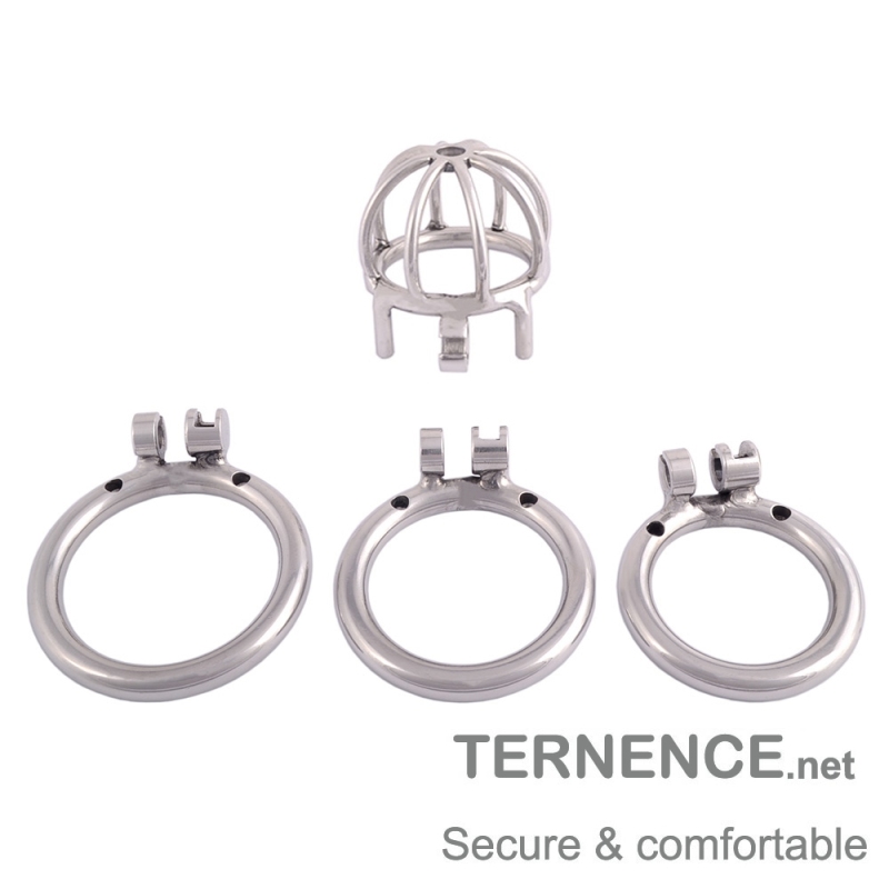 TERNENCE Chastity Cock Cage 304 Stainless Steel Adult Game Sex Toy  for Closed Ring (only cages do not include rings and locks)