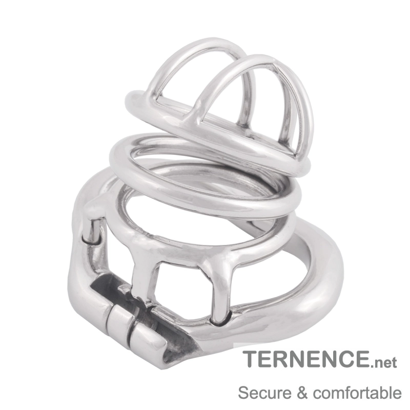 TERNENCE Stealth Convenient Lock Chastity Cage Device for Hinged Ring (only cages do not include rings and locks)