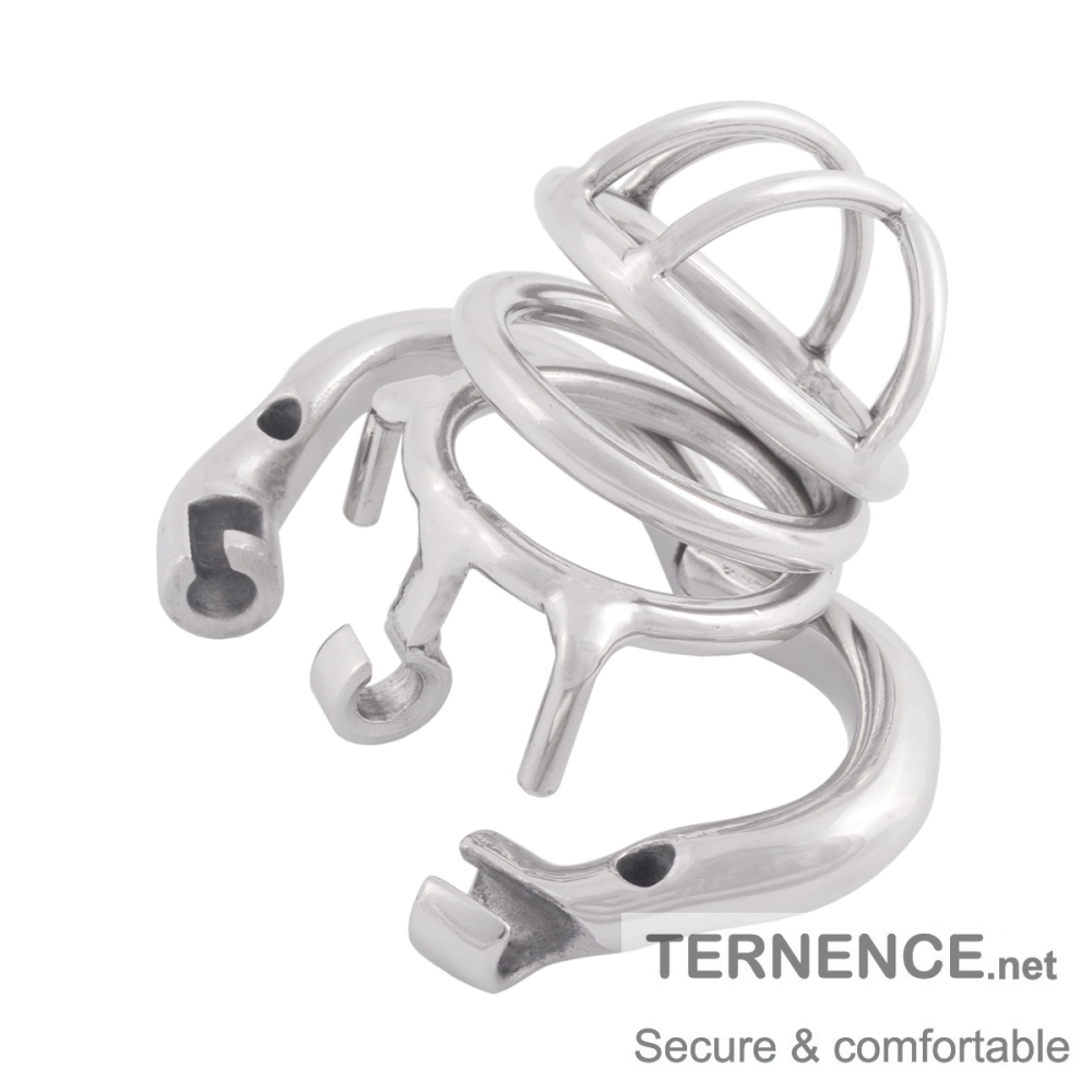 TERNENCE Stealth Convenient Lock Chastity Cage Device for Hinged Ring (only cages do not include rings and locks)