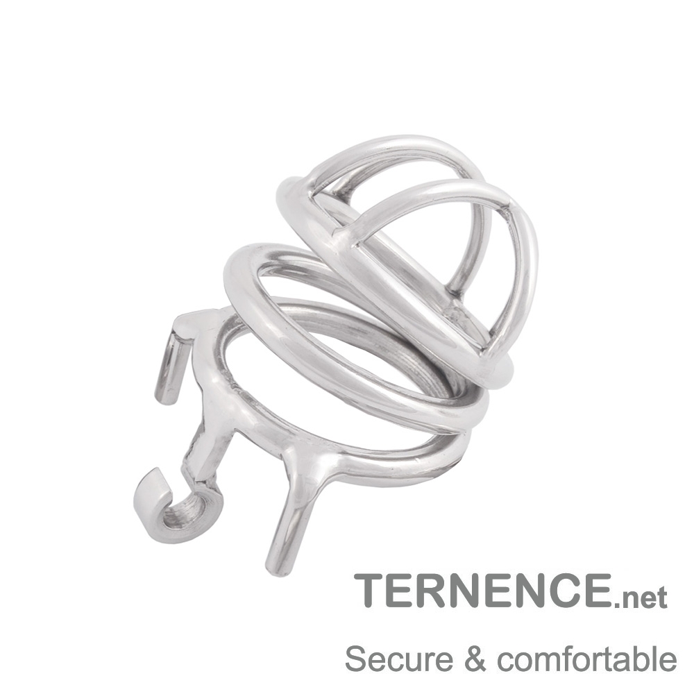 TERNENCE Stealth Convenient Lock Chastity Cage Device for Hinged Ring (only cages do not include rings and locks)