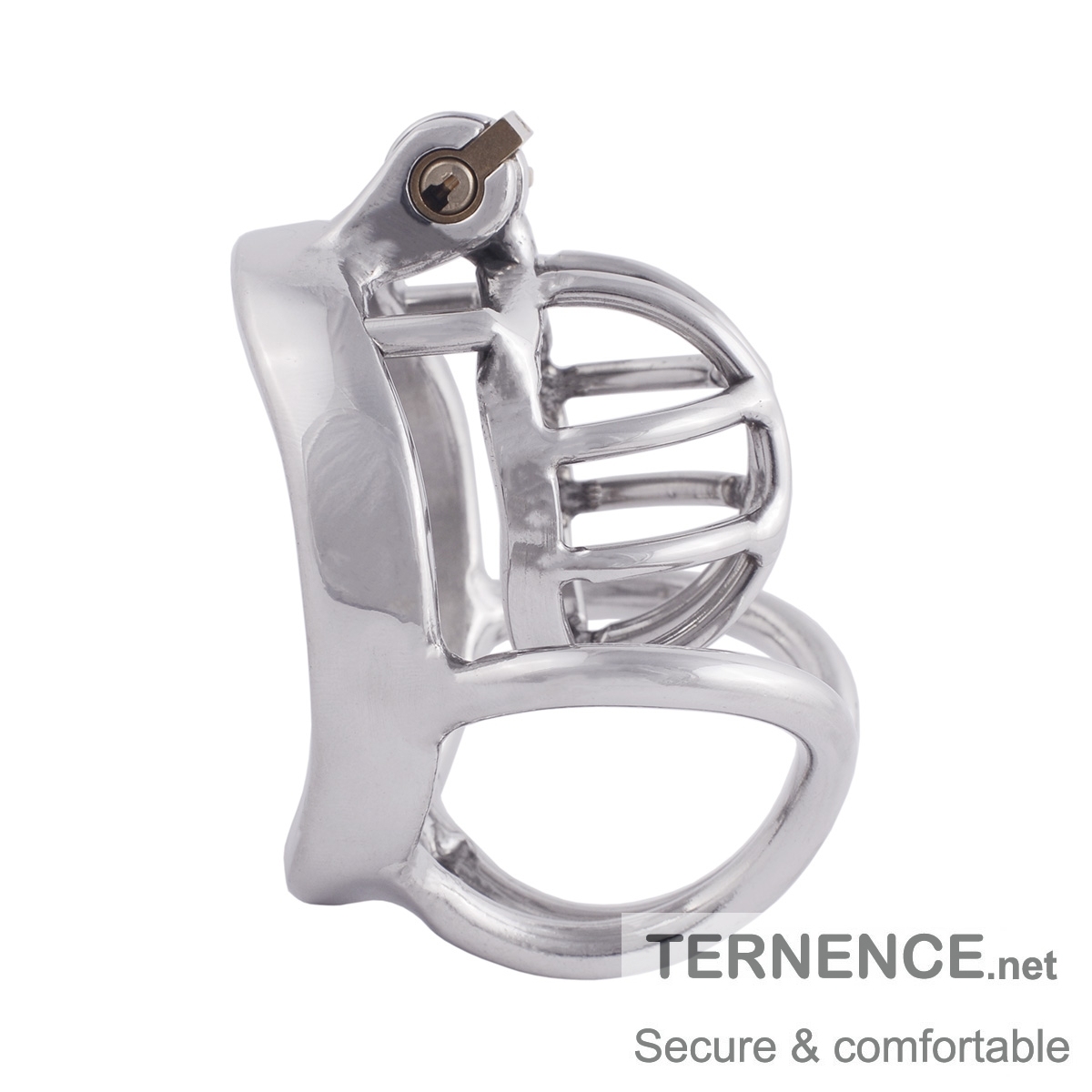 TERNENCE Small Male Cock Cage Comfortably Men Chastity Lock Belt 304 Stainless Steel Chastity Cage