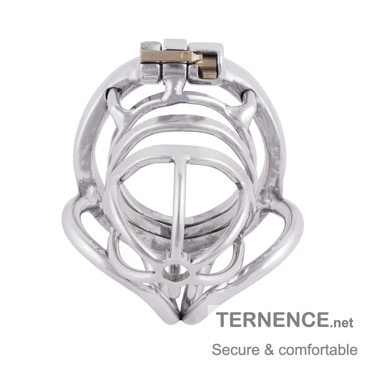 TERNENCE Male Cock Cage Stainless Steel Chastity Device, Comfortable Male Cock Cage Adult Game Sex Toy