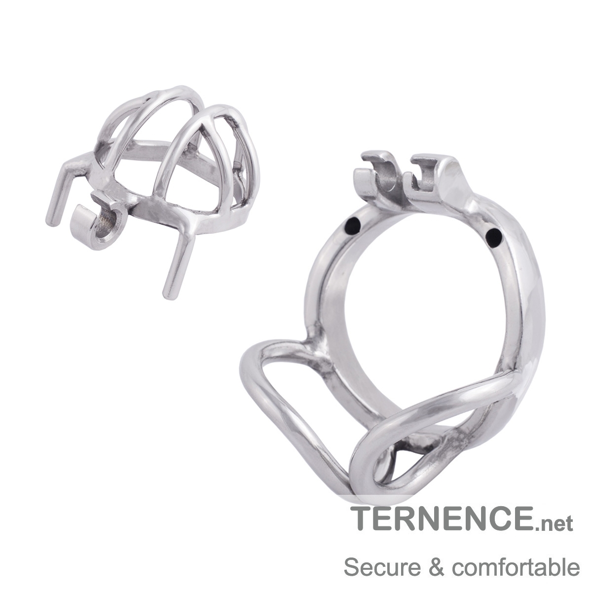 TERNENCE Small Male Cock Cage Comfortably Men Chastity Lock Belt 304 Stainless Steel Chastity Cage