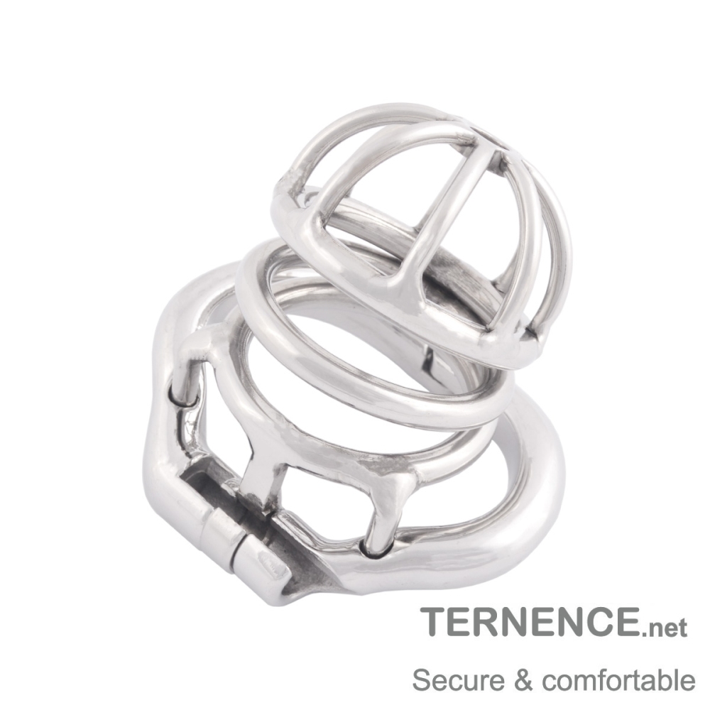 TERNENCE Stainless Steel Chastity Cage Device for Hinged Ring (only cages do not include rings and locks)