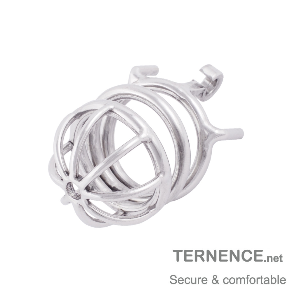 TERNENCE Stainless Steel Chastity Cage Device for Hinged Ring (only cages do not include rings and locks)