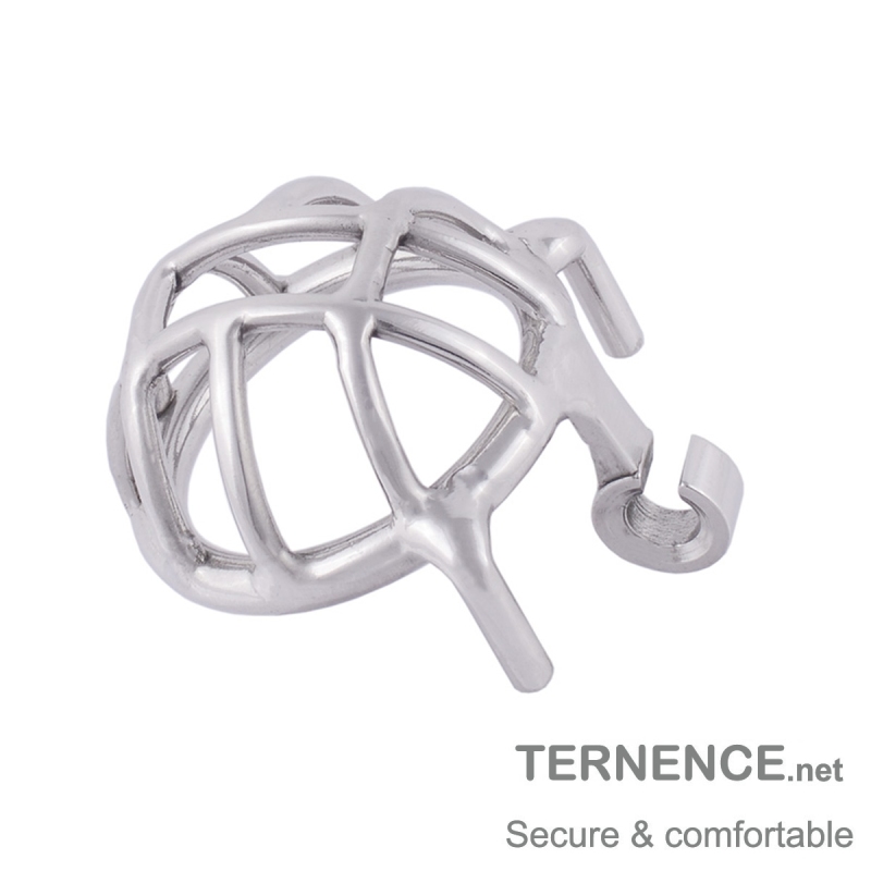TERNENCE Chastity Cage 304 Stainless Steel short Cock Cage for Hinged Ring (only cages do not include rings and locks)