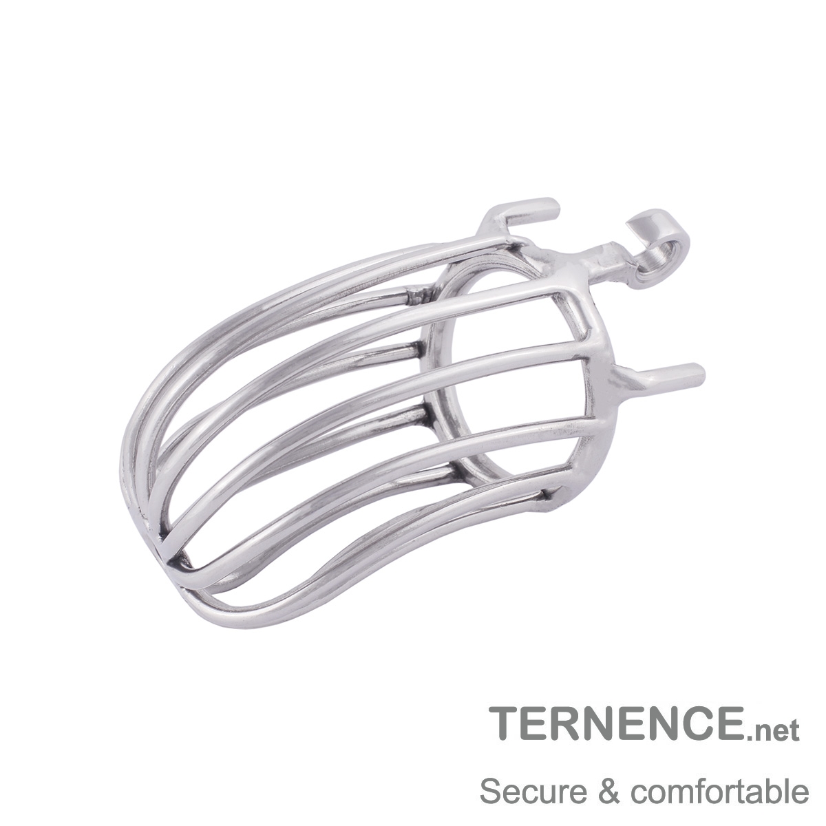 TERNENCE Long Section Chastity Lock Device for Hinged Ring (only cages do not include rings and locks)