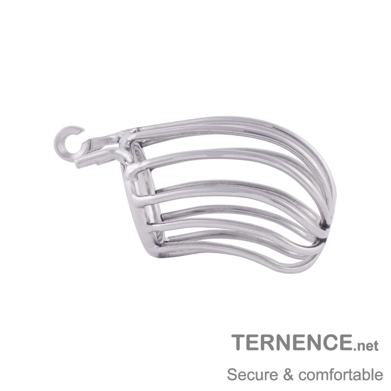 TERNENCE Long Section Chastity Lock Device for Hinged Ring (only cages do not include rings and locks)