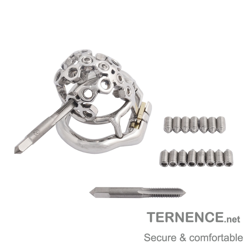 TERNENCE Chastity Cage Device Accessories M6x11mm Stainless Steel Cone Point Hexagon Socket Grub Screws 15pcs and 6mm X 1 Taper and Plug Tap Hand Thre
