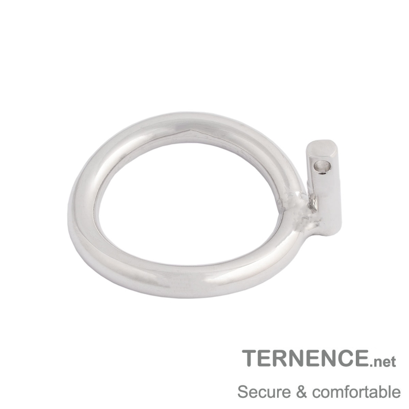 TERNENCE Male Chastity Cage Closed Ring Ergonomic Design 304 Stainless Steel Cock Cage Base Ring