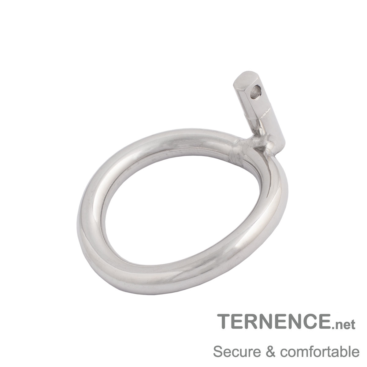 TERNENCE Male Chastity Cage Closed Ring Ergonomic Design 304 Stainless Steel Cock Cage Base Ring
