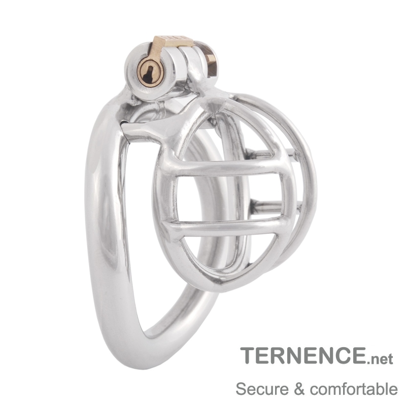 TERNENCE Chastity Device 304 Stainless Steel Ergonomic Design Cock Cage for Closed Ring (only cages do not include rings and locks)