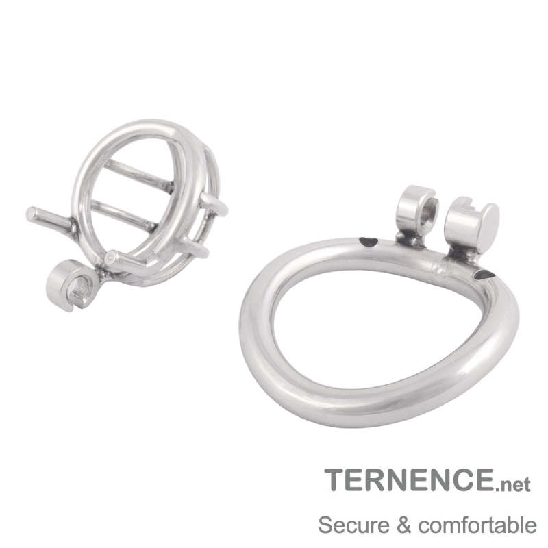 TERNENCE Chastity Device 304 Stainless Steel Ergonomic Design Cock Cage for Closed Ring (only cages do not include rings and locks)