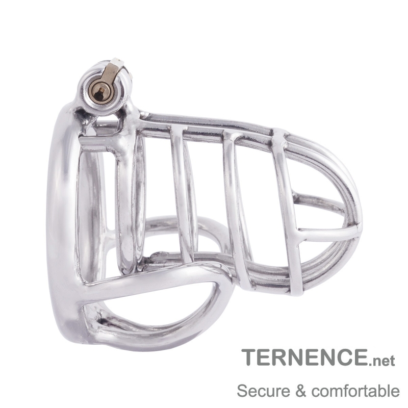 TERNENCE Metal Male Chastity Device 304 Steel Stainless Cock Cage Closed Ring (only cages do not include rings and locks)