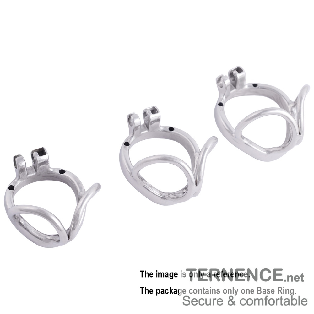 TERNENCE Male Cock Cage Stainless Steel Chastity Device, Comfortable Male Cock Cage Adult Game Sex Toy
