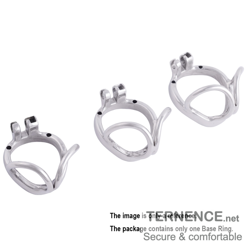 TERNENCE Male Cock Cage Chastity Device Stainless Steel Comfortable Ergonomic Design Closed Ring Cock Cage Adult Game Sex Toy