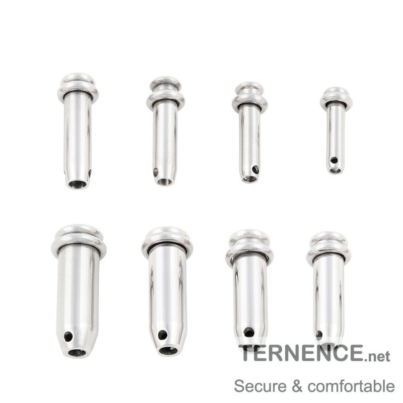 TERNENCE Stainless Steel Catheters Kit Male Sound Dilator Inserts Plug for Men, 8 Sizes Optional