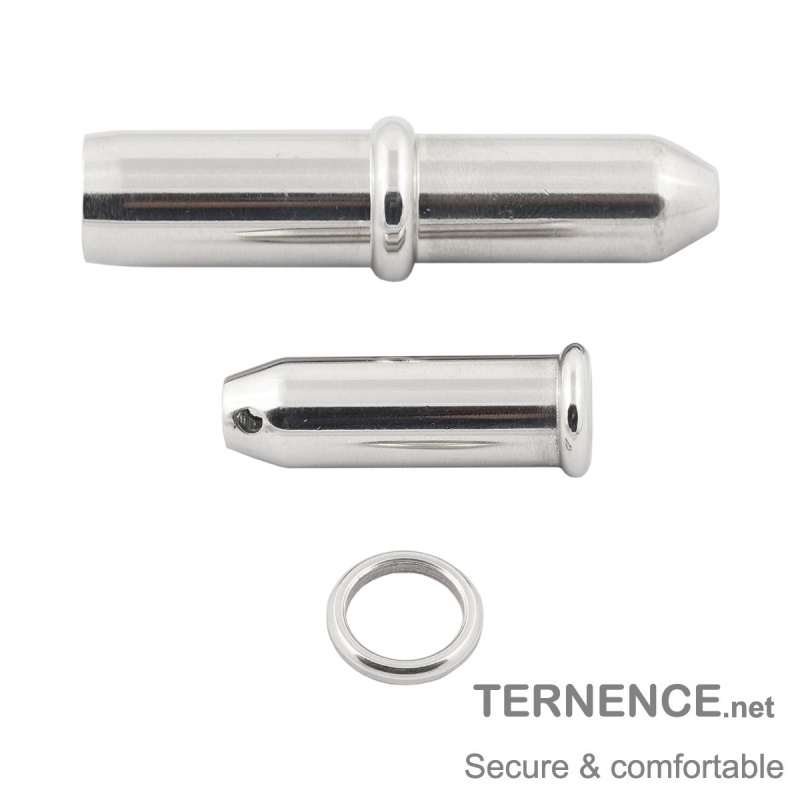 TERNENCE Stainless Steel Catheters Kit Male Sound Dilator Inserts Plug for Men, 8 Sizes Optional