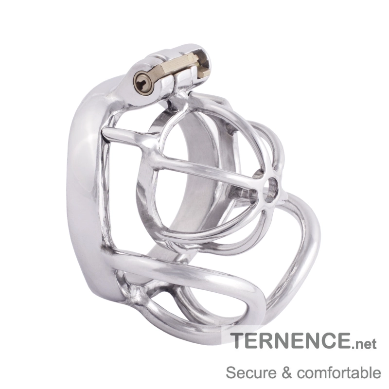 TERNENCE Small Chastity Devices Stainless Steel Men Cock Cage (only cages do not include rings and locks)
