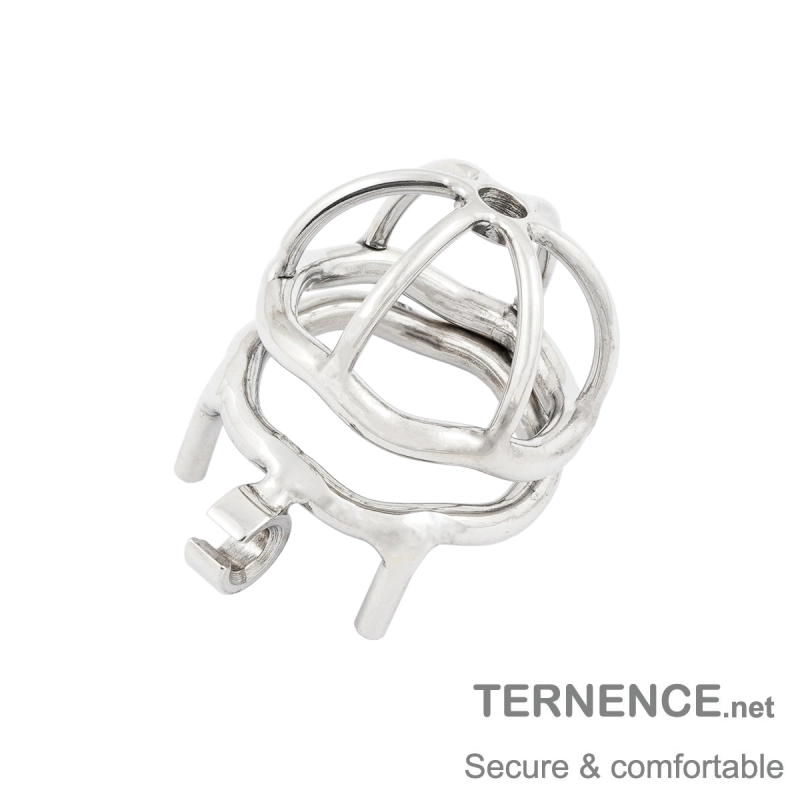 TERNENCE Male Chastity Cage Medical Grade 304 Stainless Steel Mens Cock Cage for Closed Ring (only cages do not include rings and locks)