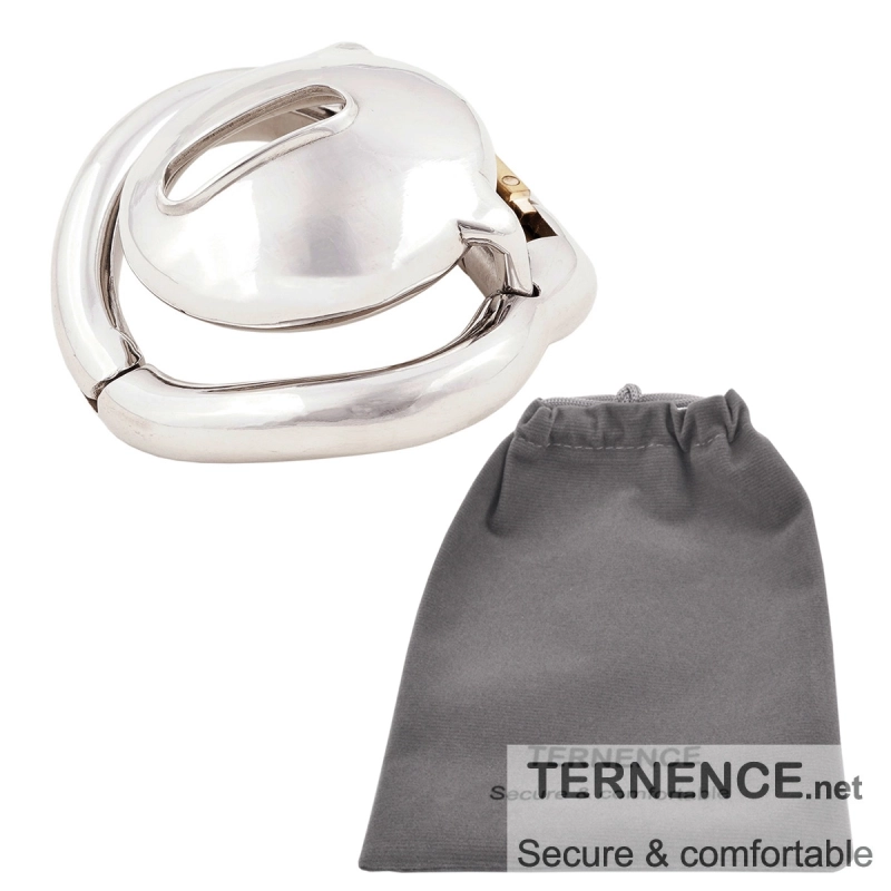 TERNENCE Male Super Short Cock Cage Ergonomic Design Hinged Ring Chastity Device Adult Game Sex Toy