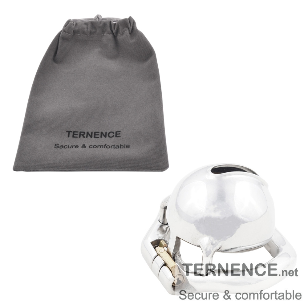 TERNENCE Mens Short Chastity Cages Ergonomic Design Hinged Ring Cock Cage Adult Game Sex Toy
