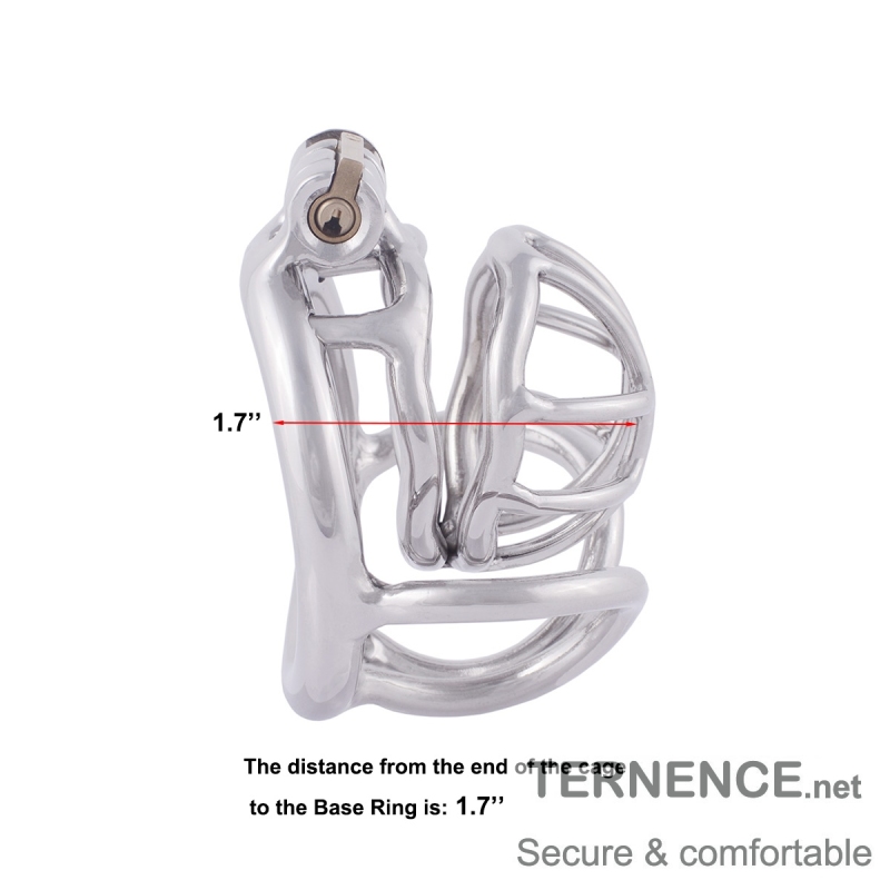 TERNENCE Medical Grade Steelone Chastity Device Male Cock Cage for Closed Ring (only cages do not include rings and locks)