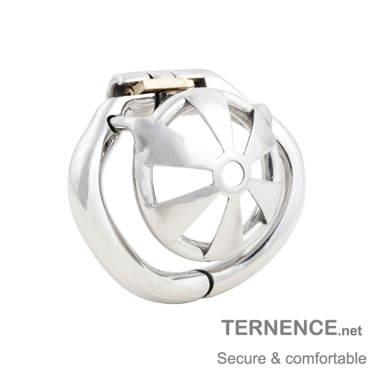 TERNENCE Male Super Short Chastity Cage Device Ergonomic Design Hinged Ring Cock Cage for Men SM Penis Exercise Sex Toys