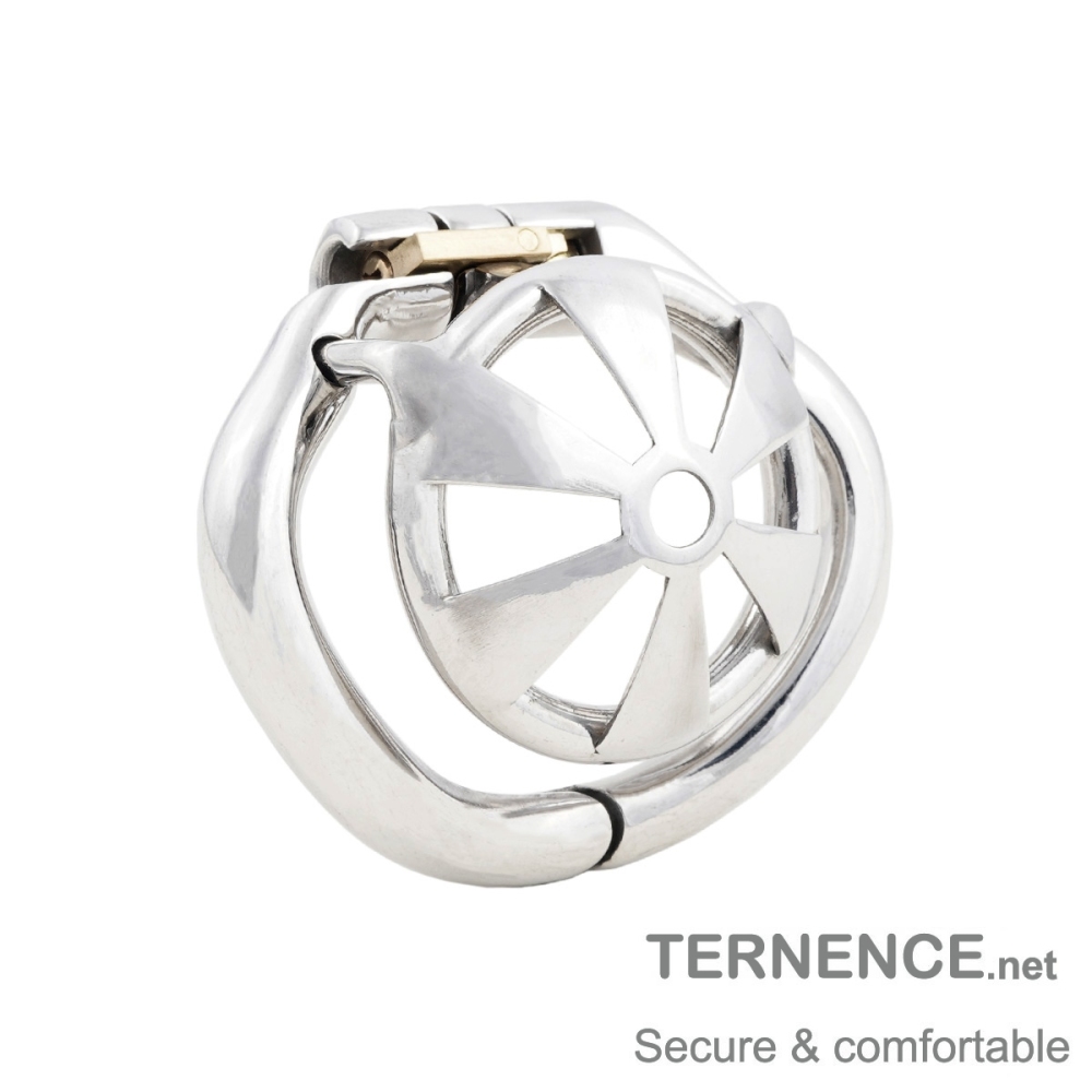 TERNENCE Male Super Short Chastity Cage Device Ergonomic Design Hinged Ring Cock Cage for Men SM Penis Exercise Sex Toys