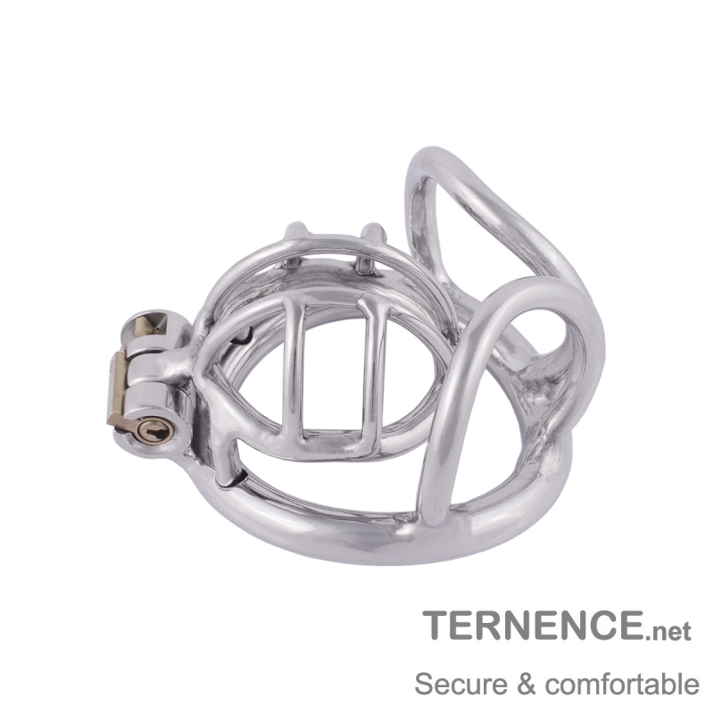 TERNENCE Cock Cage Male Chastity Locked Ergonomic Design Small Cage Sex Toy for Men  (only cages do not include rings and locks)