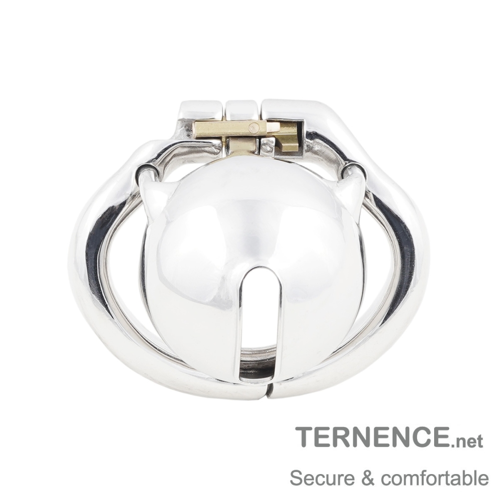 TERNENCE Mens Short Chastity Cages Ergonomic Design Hinged Ring Cock Cage Adult Game Sex Toy