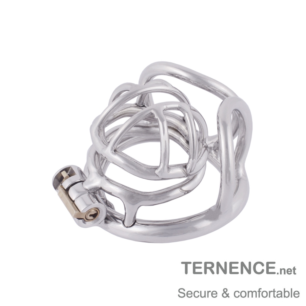 TERNENCE Medical Grade Steelone Chastity Device Male Cock Cage for Closed Ring (only cages do not include rings and locks)
