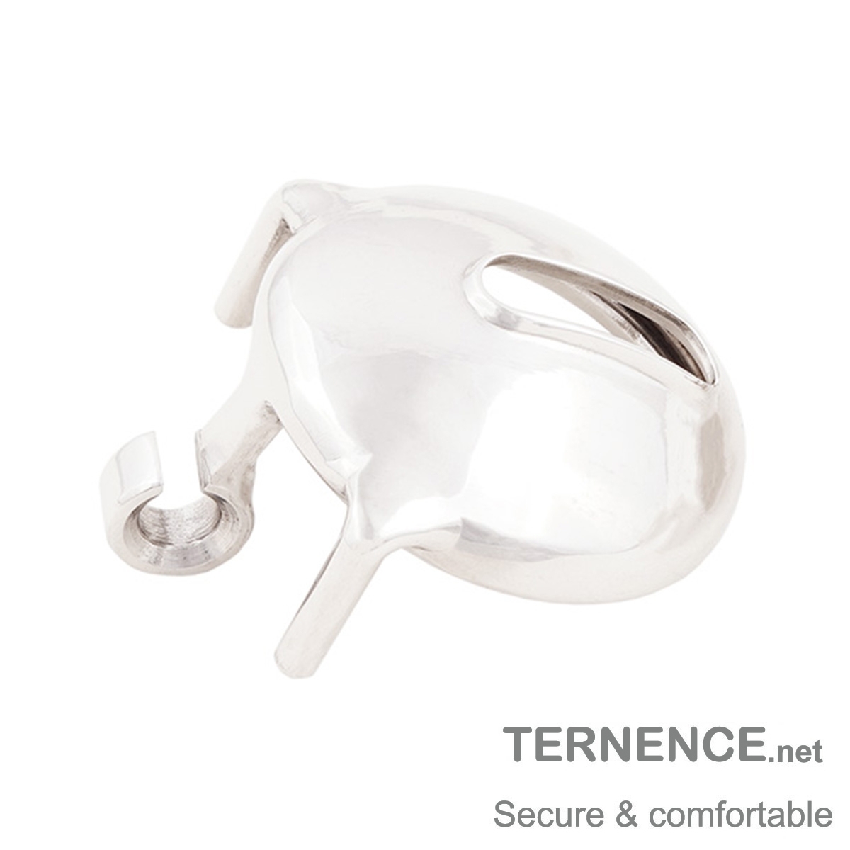 TERNENCE Male Super Short Cock Cage Ergonomic Design Chastity Device for Hinged Ring (only cages do not include rings and locks)