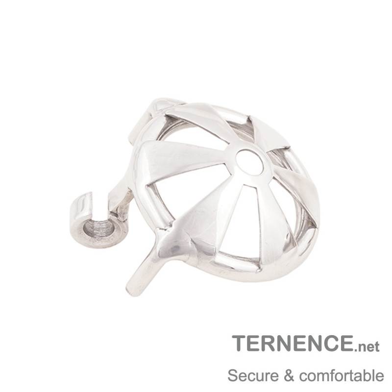 TERNENCE Male Super Short Chastity Cage Device Ergonomic Design Cock Cage for Hinged Ring (only cages do not include rings and locks)