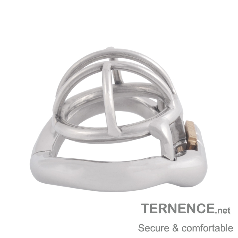 TERNENCE Super Small Stainless Steel Male Chastity Device for Hinged Ring (only cages do not include rings and locks)