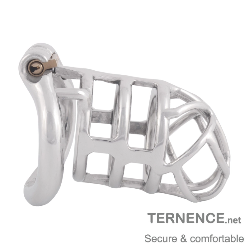 TERNENCE Stealth Convenient Lock Chastity Cage Device Ergonomic Design for for Hinged Ring (only cages do not include rings and locks)