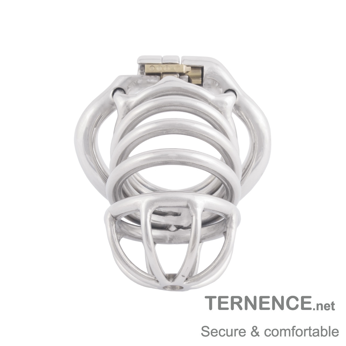 TERNENCE Comfortable Male Chastity Belt Ergonomic Design Long Cock Cage for Hinged Ring (only cages do not include rings and locks)