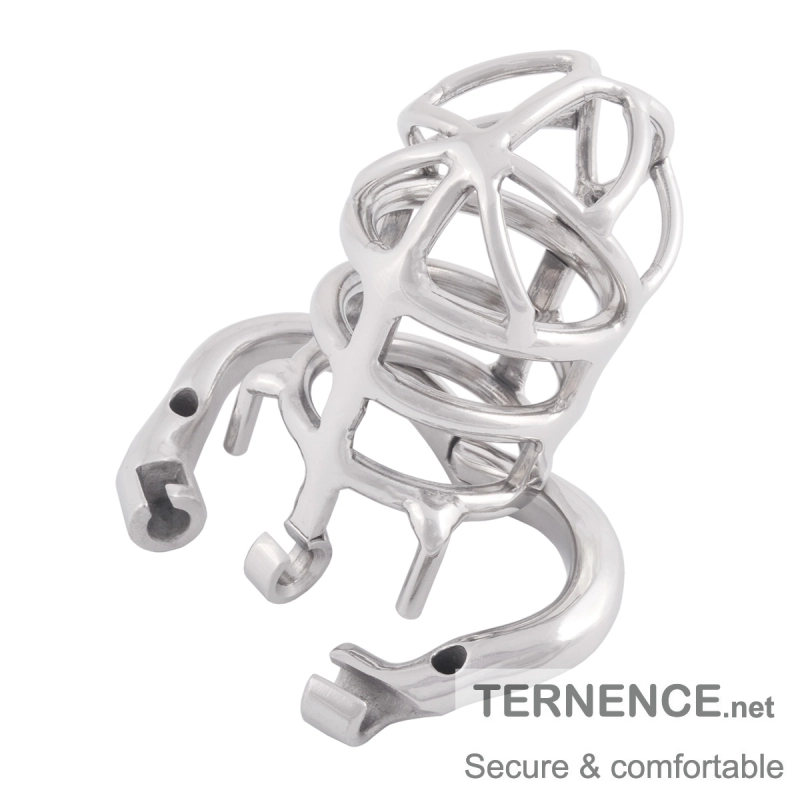 TERNENCE Stealth Convenient Lock Chastity Cage Device Ergonomic Design for for Hinged Ring (only cages do not include rings and locks)