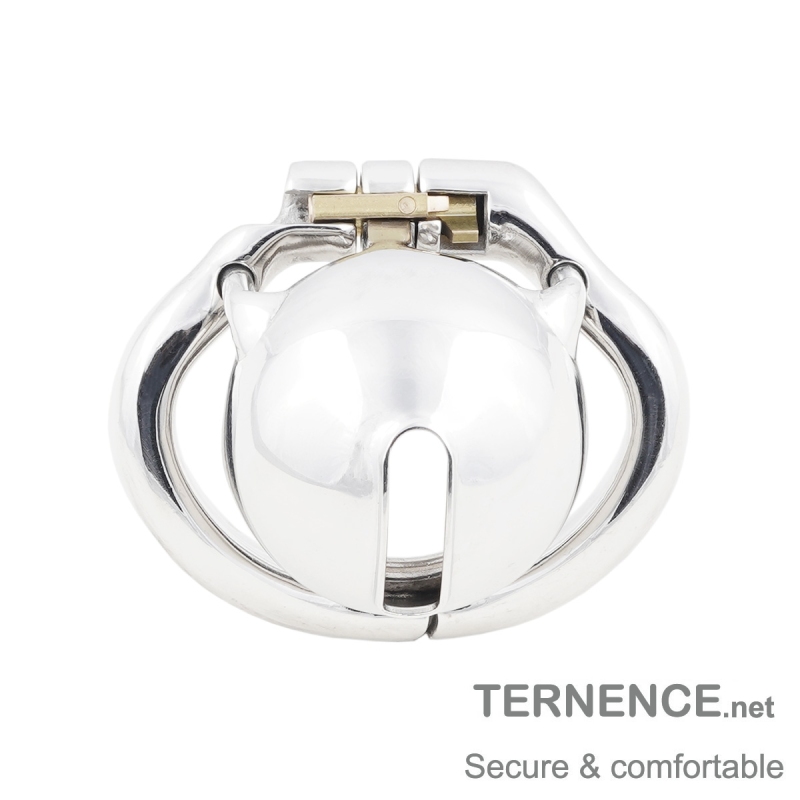 TERNENCE Mens Short Chastity Cages Ergonomic Design Hinged Ring Cock Cage for Hinged Ring (only cages do not include rings and locks)
