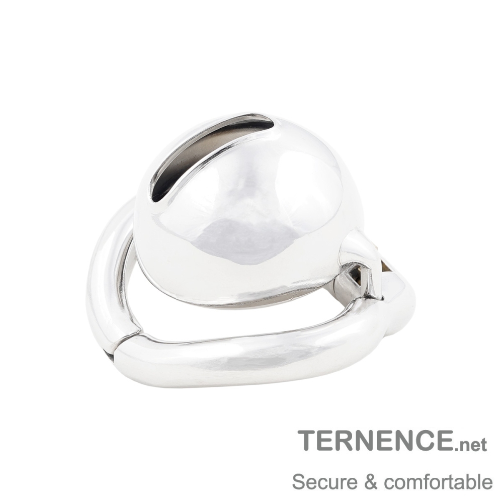 TERNENCE Mens Short Chastity Cages Ergonomic Design Hinged Ring Cock Cage for Hinged Ring (only cages do not include rings and locks)