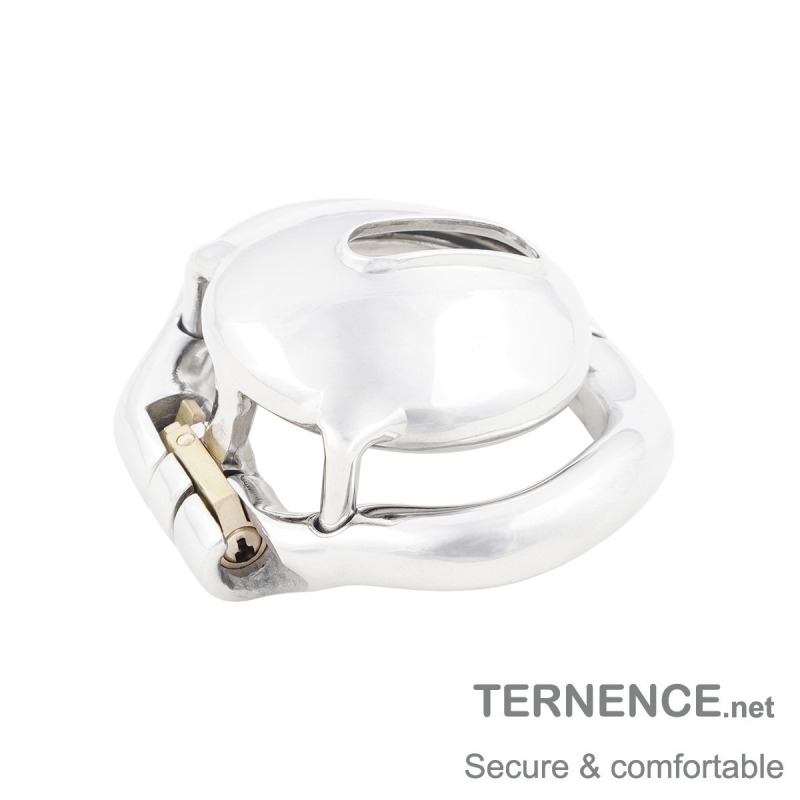 TERNENCE Male Super Short Cock Cage Ergonomic Design Chastity Device for Hinged Ring (only cages do not include rings and locks)